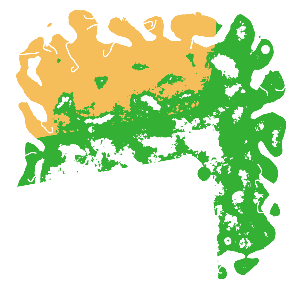 Biome Rust Map: Procedural Map, Size: 6000, Seed: 1456246541