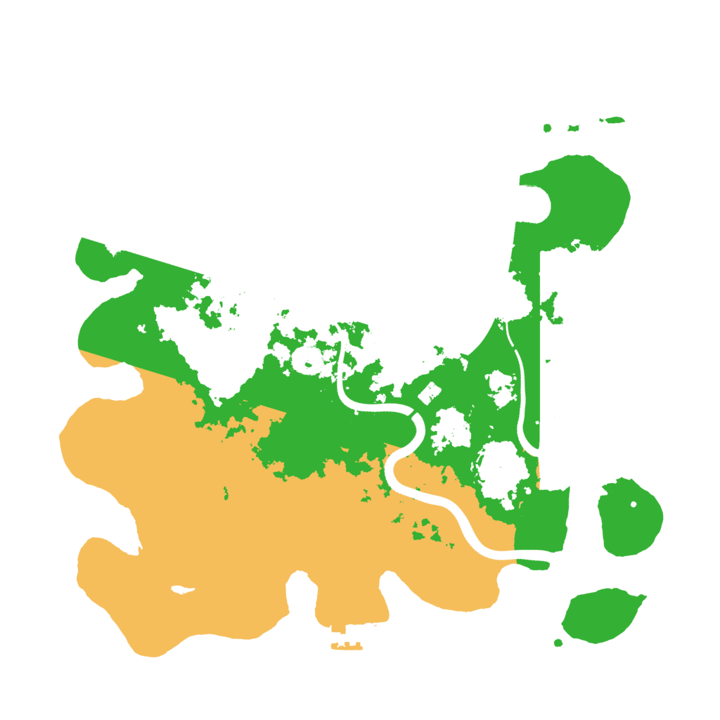 Biome Rust Map: Procedural Map, Size: 3500, Seed: 370082892