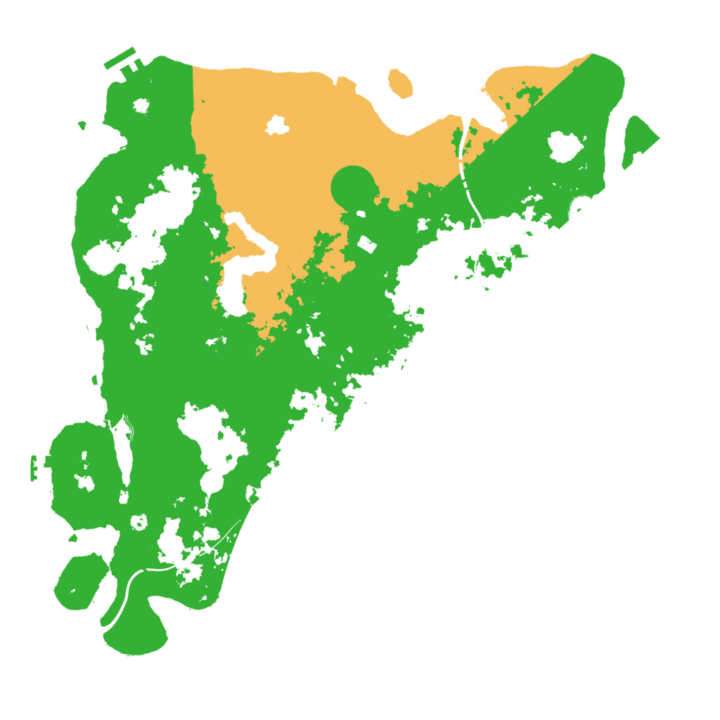 Biome Rust Map: Procedural Map, Size: 4250, Seed: 798924191