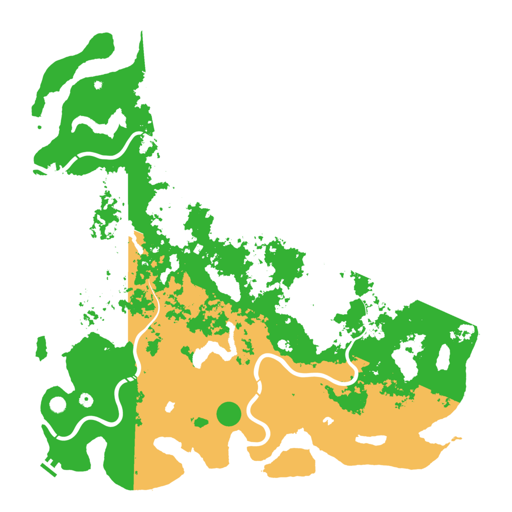 Biome Rust Map: Procedural Map, Size: 5500, Seed: 92