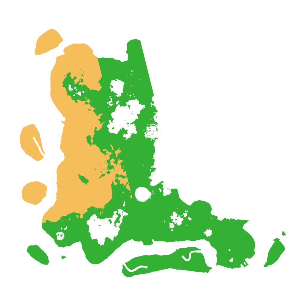 Biome Rust Map: Procedural Map, Size: 3700, Seed: 59232805