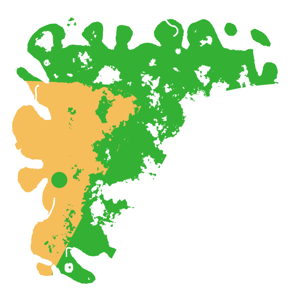 Biome Rust Map: Procedural Map, Size: 5000, Seed: 158056602