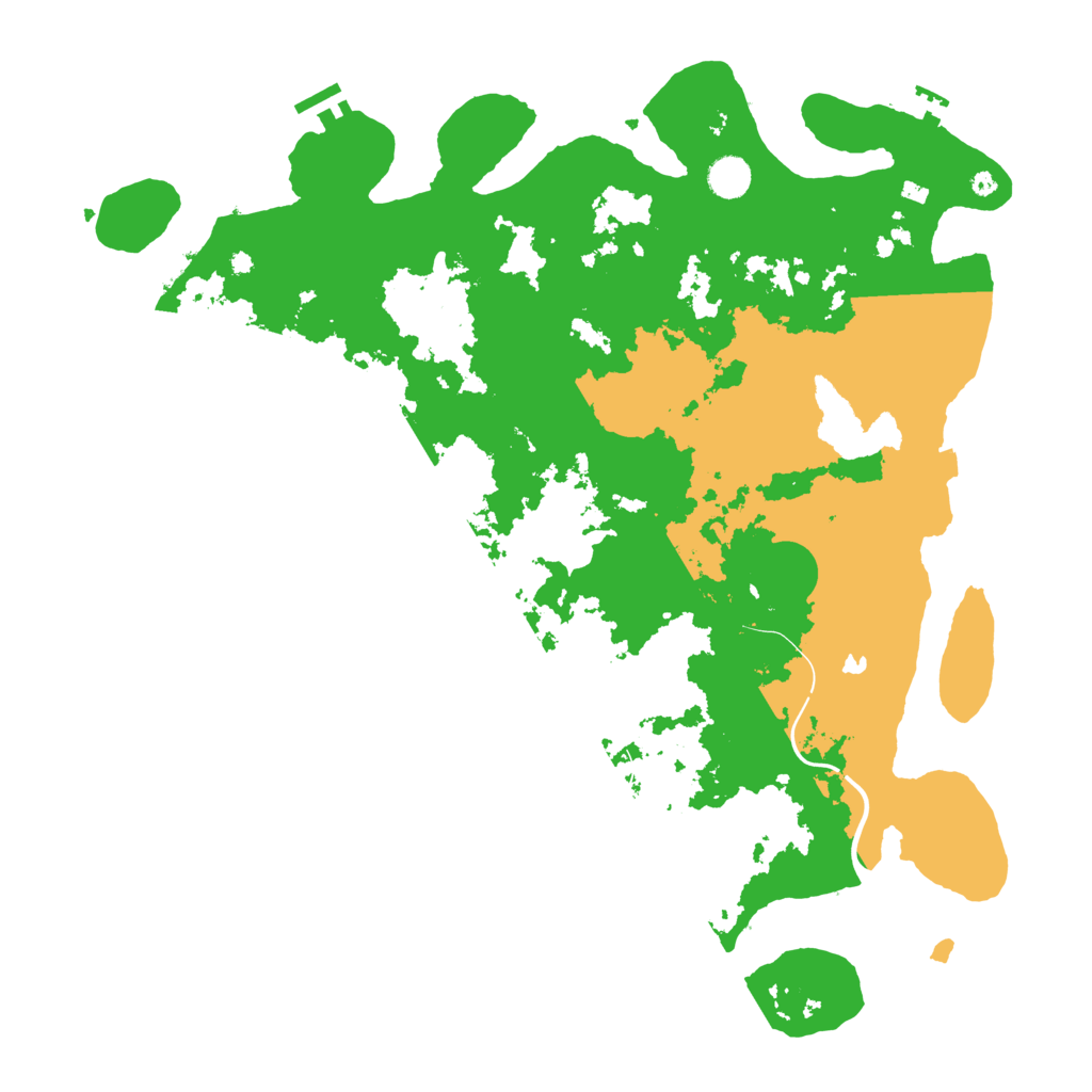 Biome Rust Map: Procedural Map, Size: 4500, Seed: 656828504