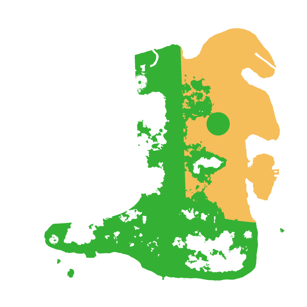 Biome Rust Map: Procedural Map, Size: 3500, Seed: 1864334072