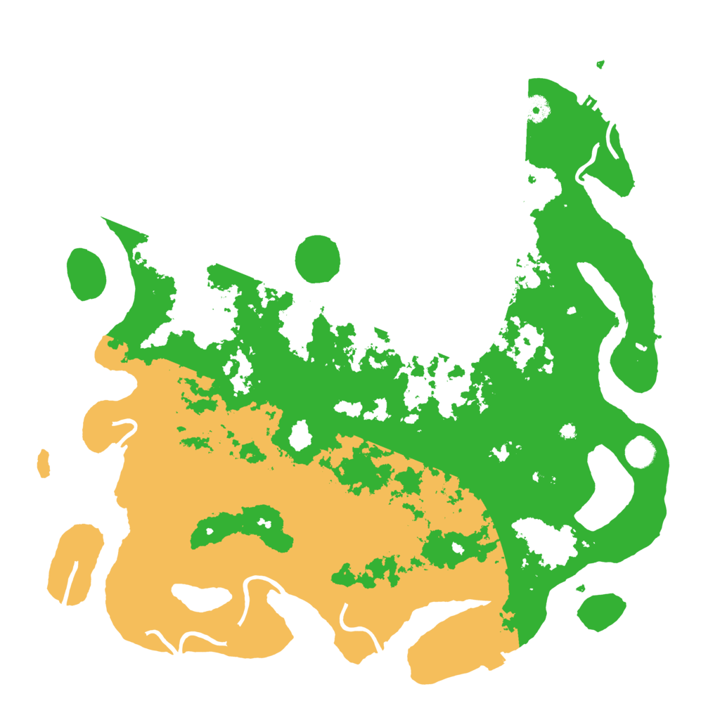 Biome Rust Map: Procedural Map, Size: 4250, Seed: 801509922