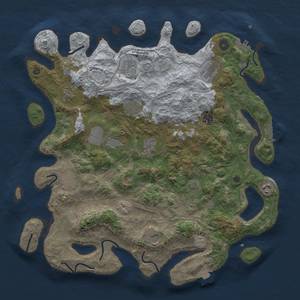 Thumbnail Rust Map: Procedural Map, Size: 4250, Seed: 801509922, 19 Monuments