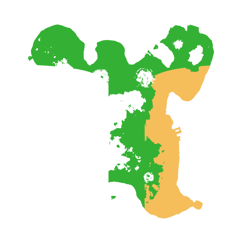 Biome Rust Map: Procedural Map, Size: 2400, Seed: 332728017