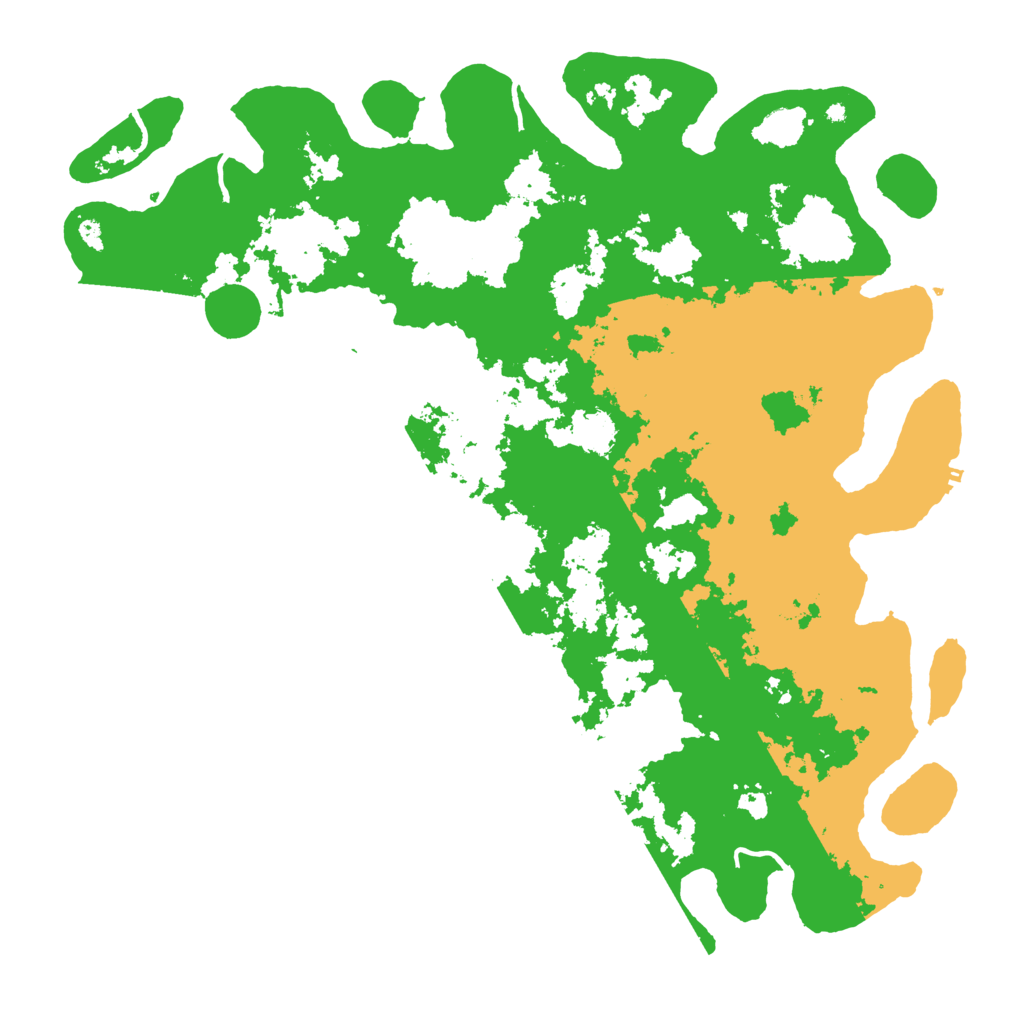 Biome Rust Map: Procedural Map, Size: 5000, Seed: 10211971