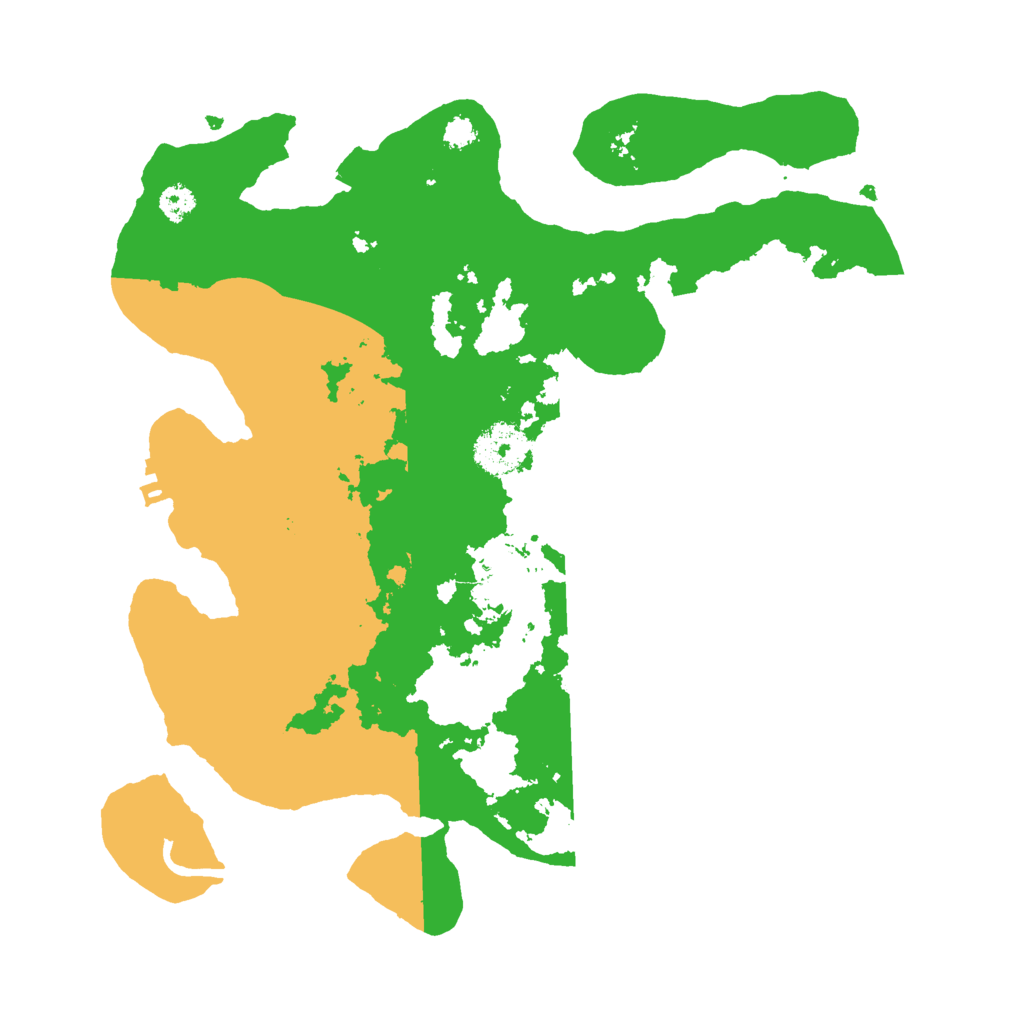 Biome Rust Map: Procedural Map, Size: 3000, Seed: 4534421