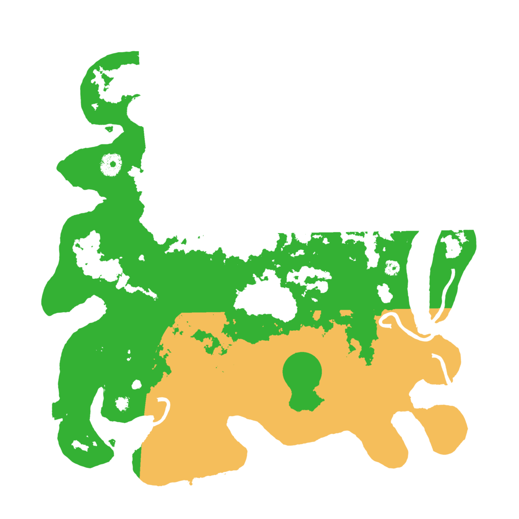 Biome Rust Map: Procedural Map, Size: 3500, Seed: 1218747105