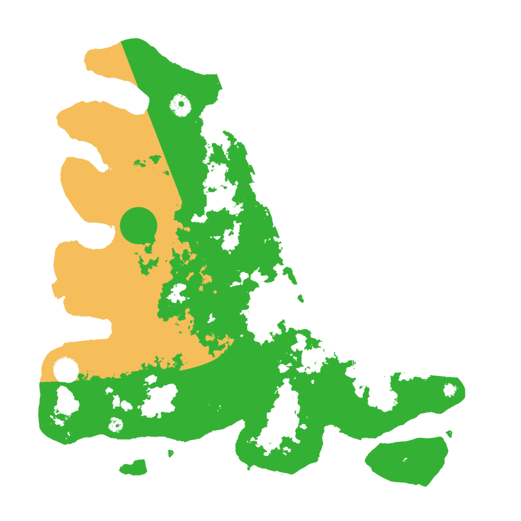 Biome Rust Map: Procedural Map, Size: 3700, Seed: 234595721