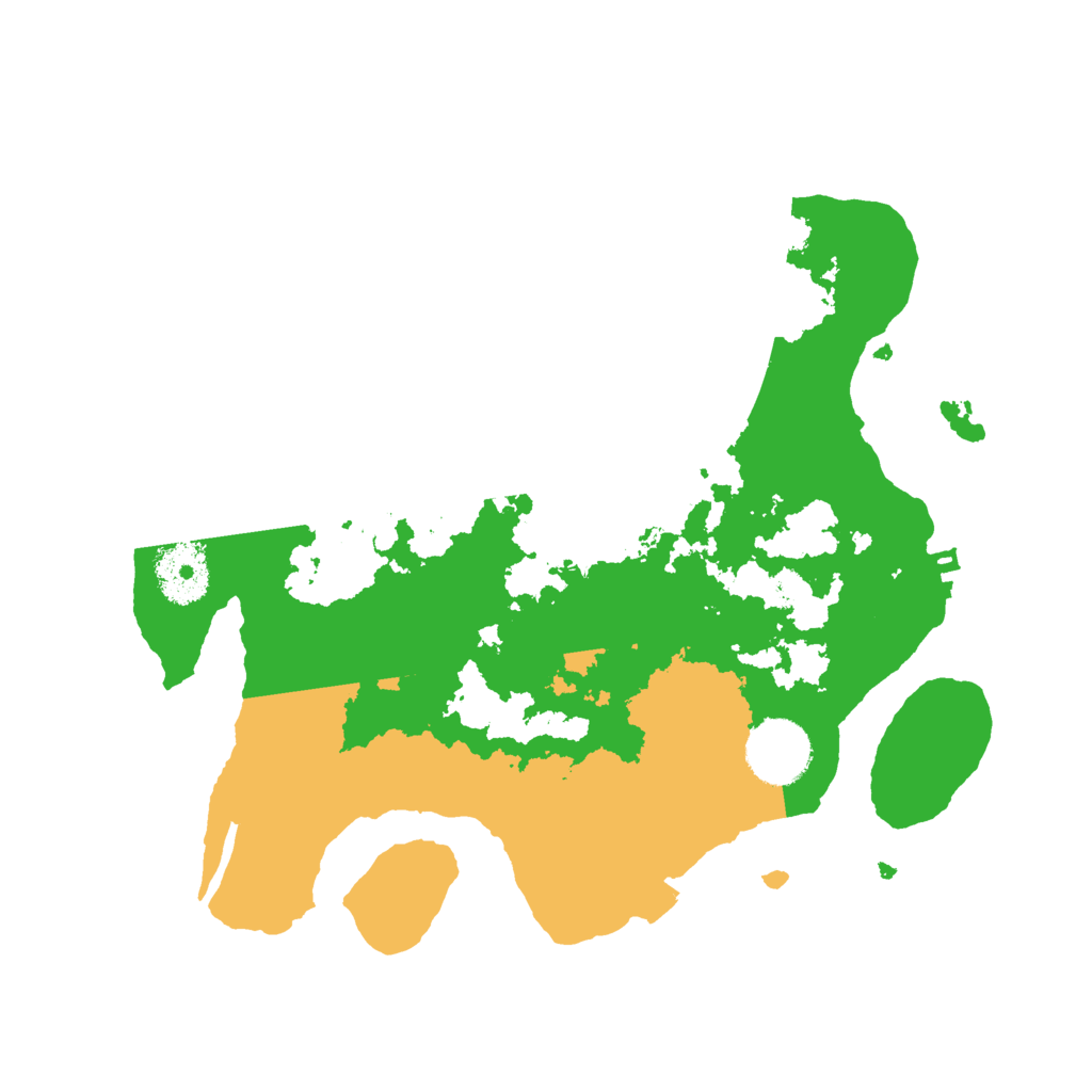 Biome Rust Map: Procedural Map, Size: 3000, Seed: 67188