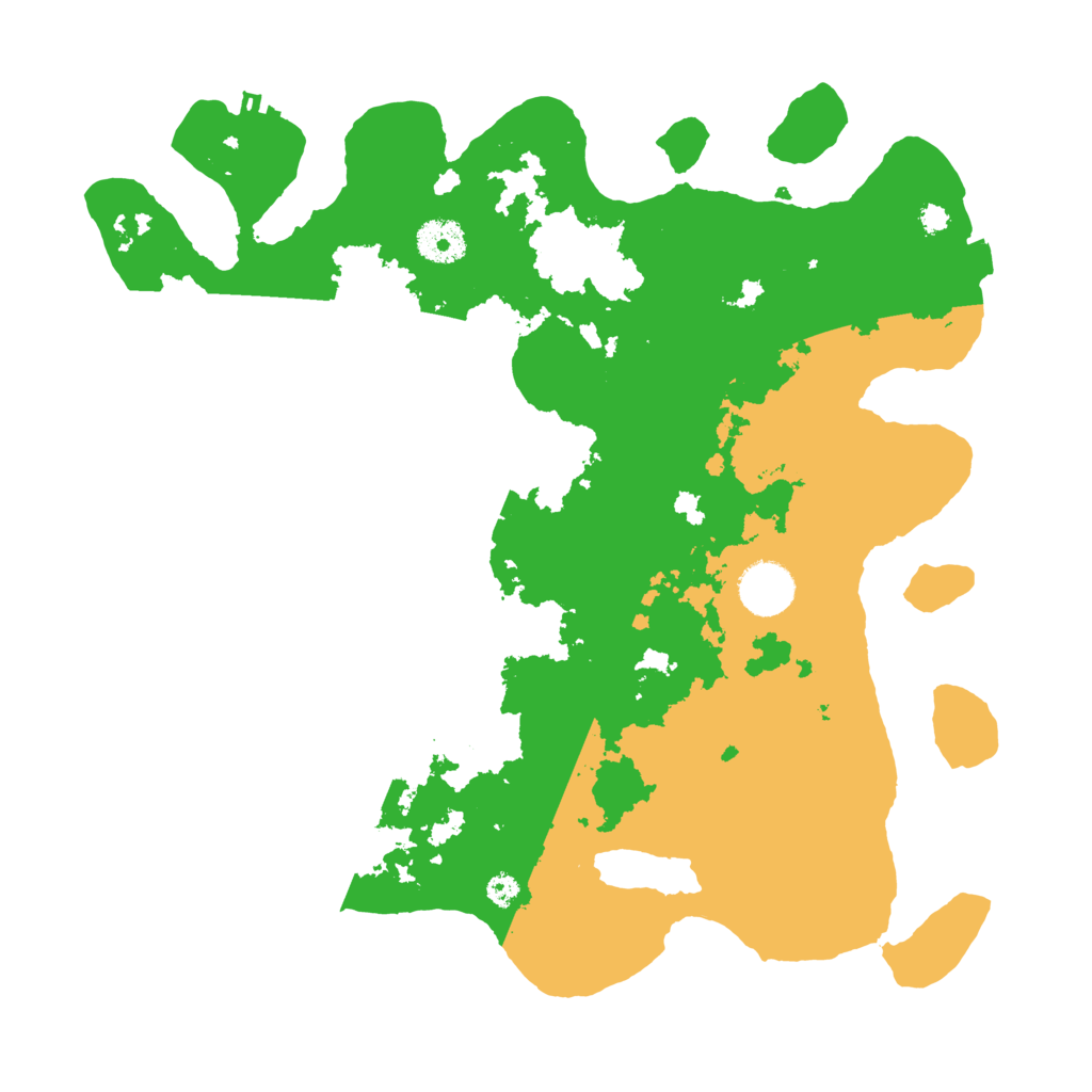 Biome Rust Map: Procedural Map, Size: 3500, Seed: 1241811020