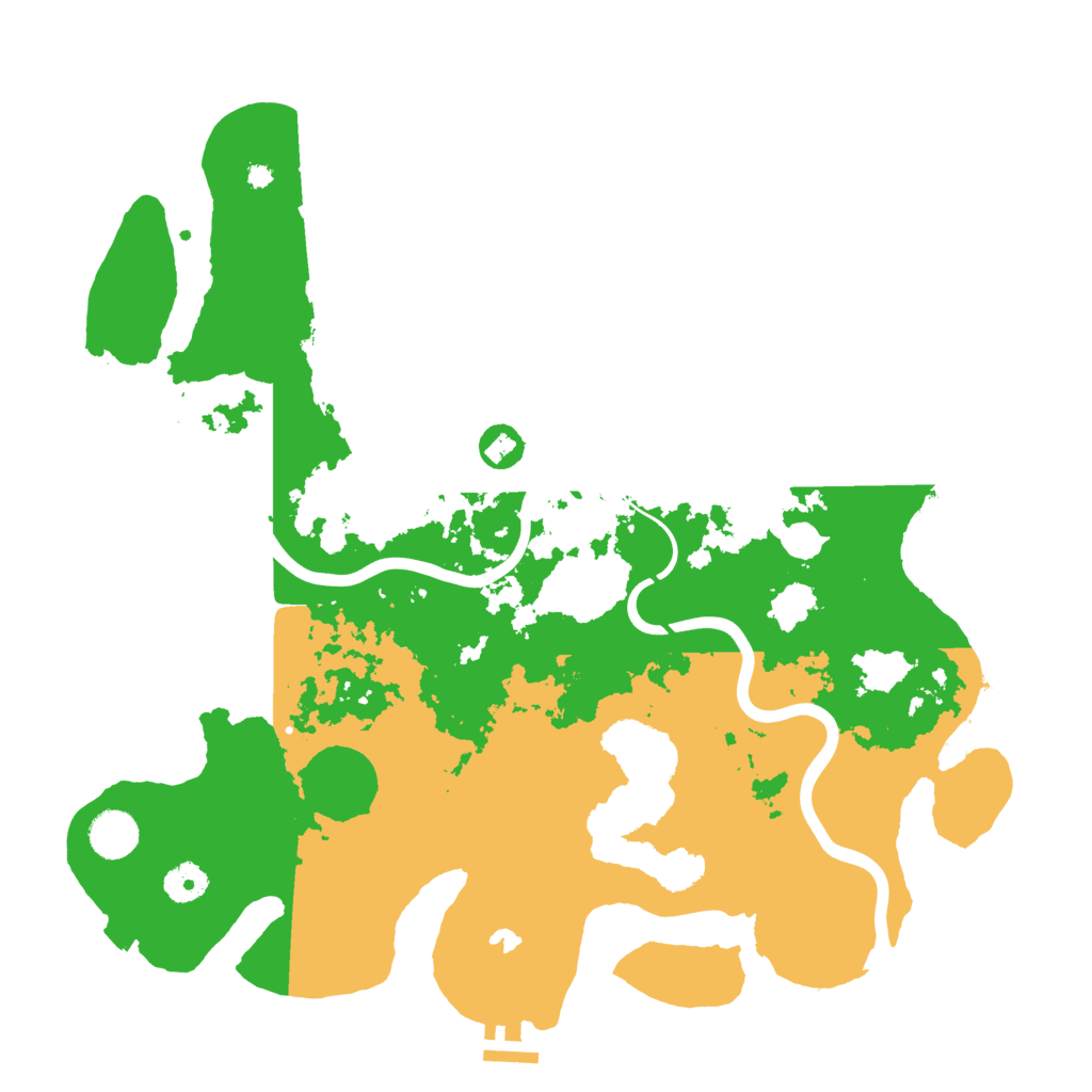 Biome Rust Map: Procedural Map, Size: 4000, Seed: 421015