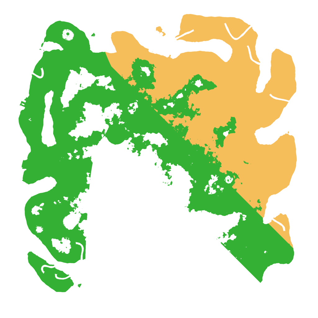 Biome Rust Map: Procedural Map, Size: 4250, Seed: 346443