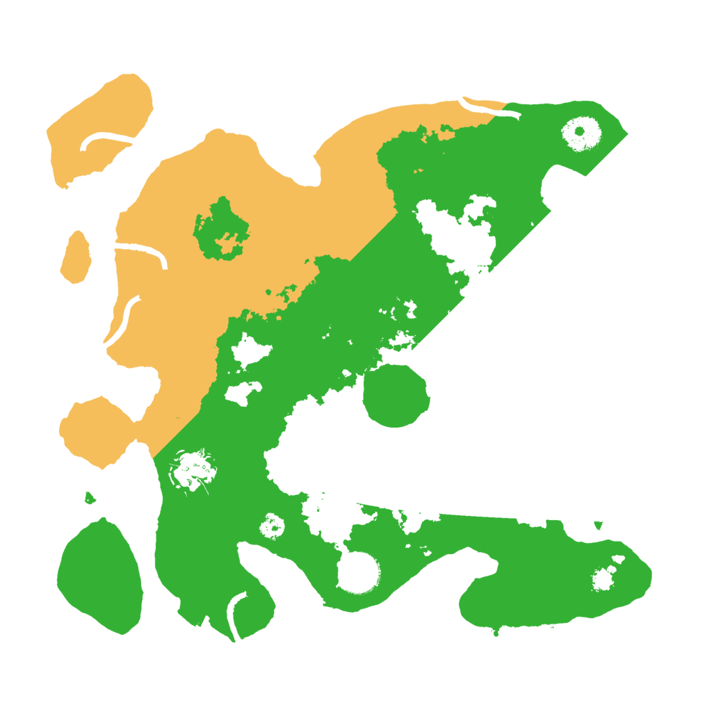 Biome Rust Map: Procedural Map, Size: 3000, Seed: 136553997