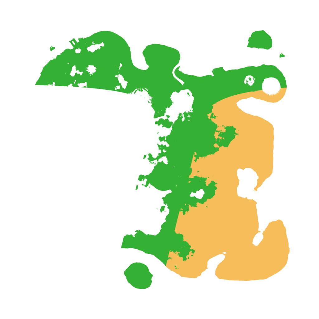 Biome Rust Map: Procedural Map, Size: 3200, Seed: 19971001