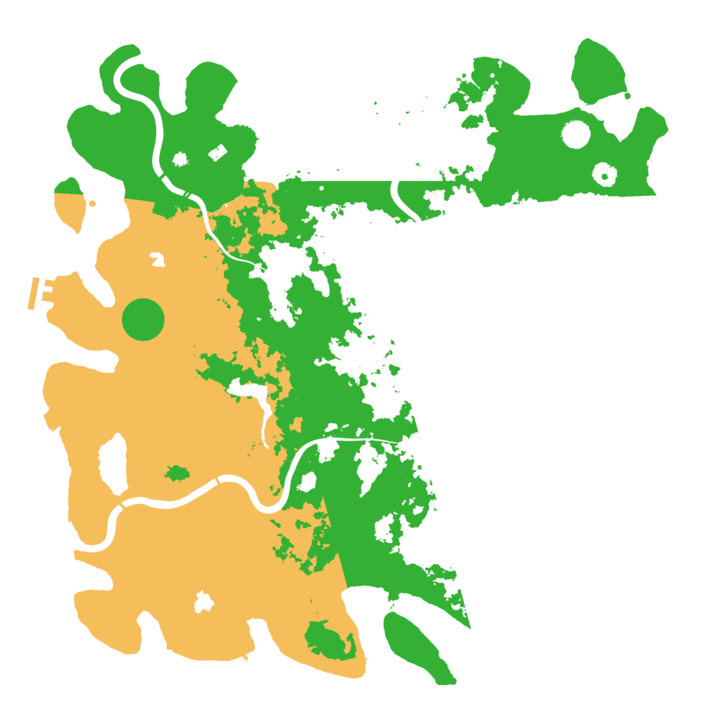 Biome Rust Map: Procedural Map, Size: 4500, Seed: 923289725