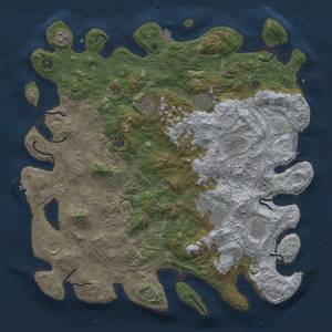 Thumbnail Rust Map: Procedural Map, Size: 4500, Seed: 923289725, 19 Monuments