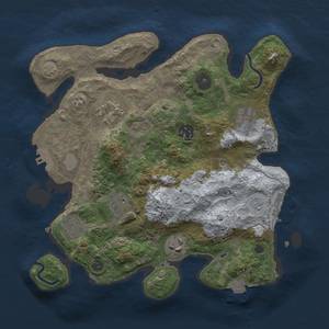 Thumbnail Rust Map: Procedural Map, Size: 3000, Seed: 311432759, 14 Monuments