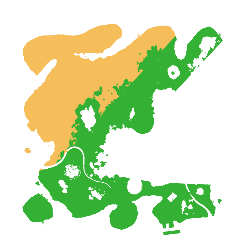 Biome Rust Map: Procedural Map, Size: 3000, Seed: 311432759