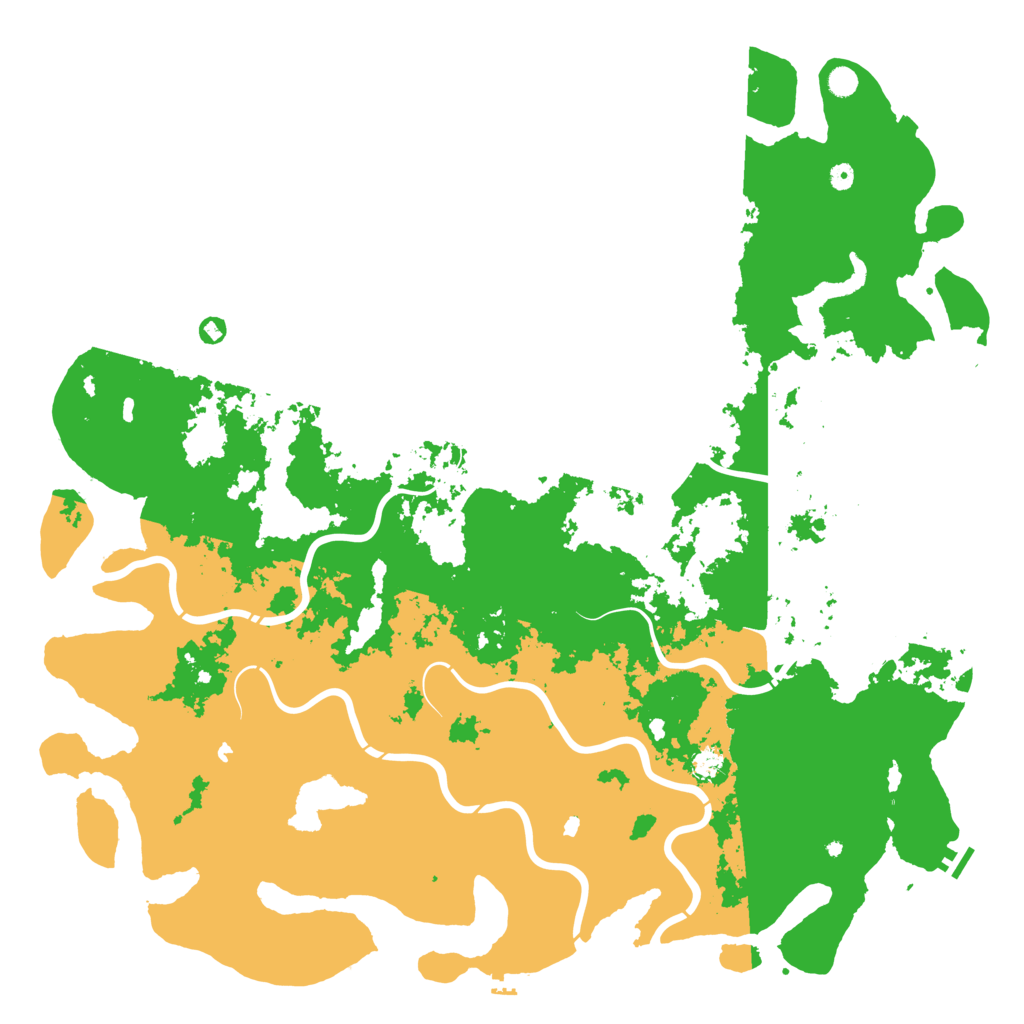 Biome Rust Map: Procedural Map, Size: 6000, Seed: 1057848958