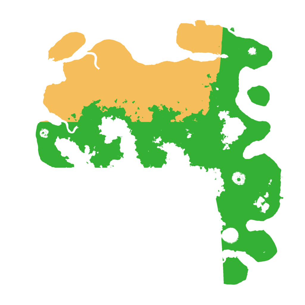 Biome Rust Map: Procedural Map, Size: 3500, Seed: 1854119498