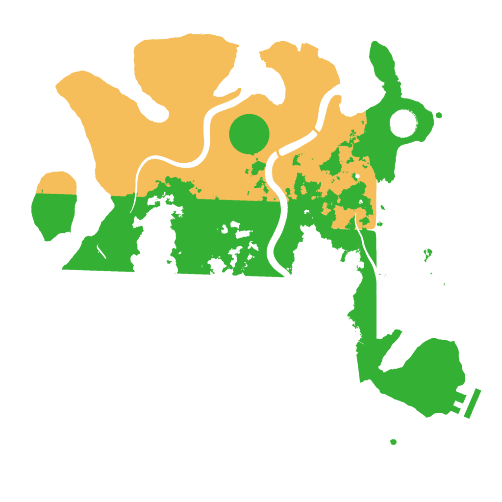 Biome Rust Map: Procedural Map, Size: 3300, Seed: 1062495286