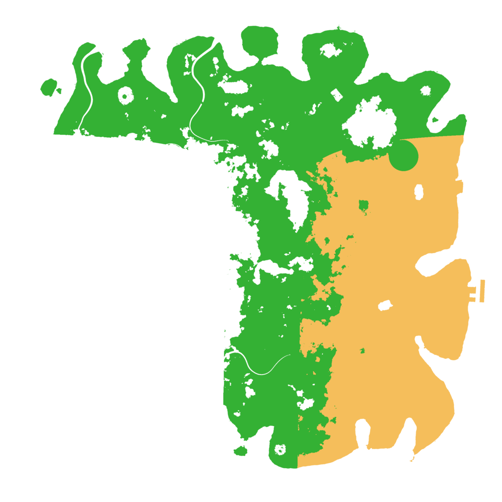 Biome Rust Map: Procedural Map, Size: 4499, Seed: 272677723