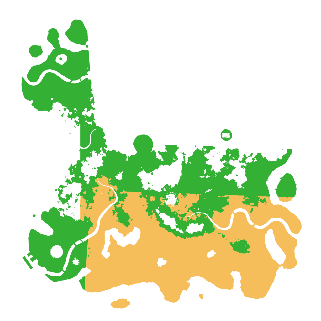 Biome Rust Map: Procedural Map, Size: 4500, Seed: 29378855