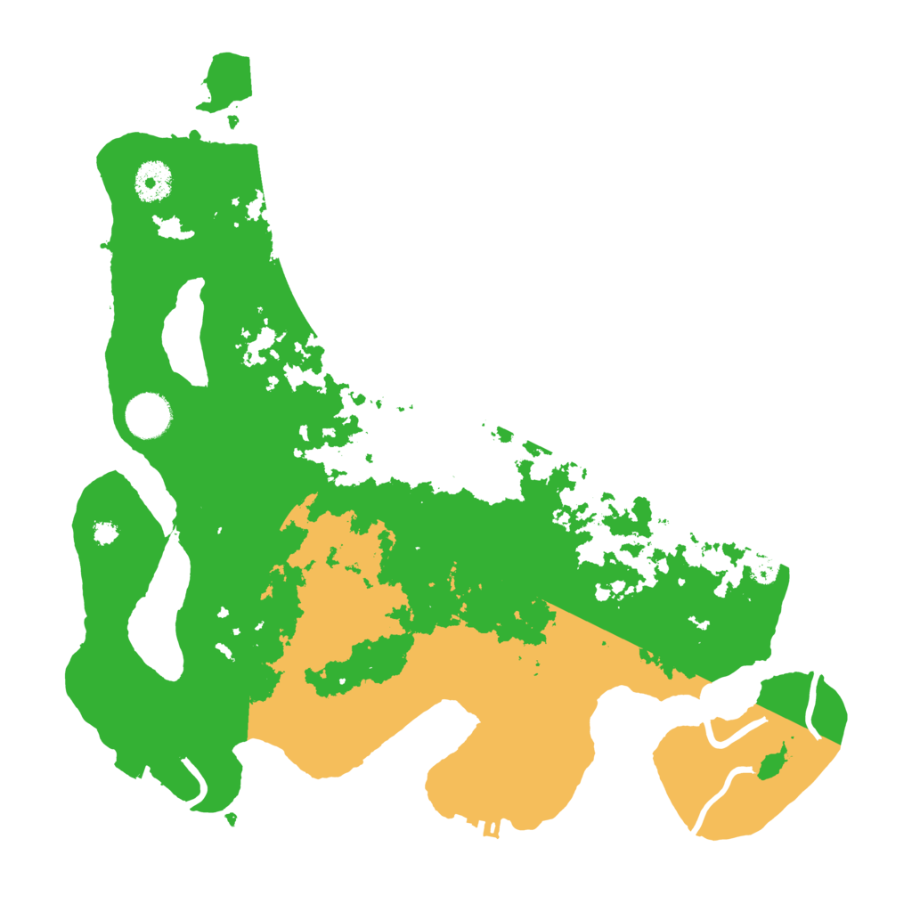 Biome Rust Map: Procedural Map, Size: 3500, Seed: 1009063262
