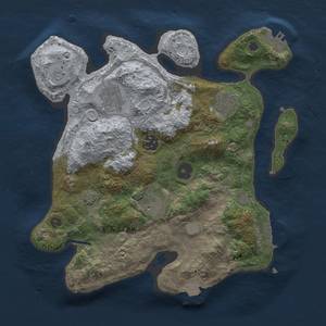 Thumbnail Rust Map: Procedural Map, Size: 3000, Seed: 694026982, 12 Monuments