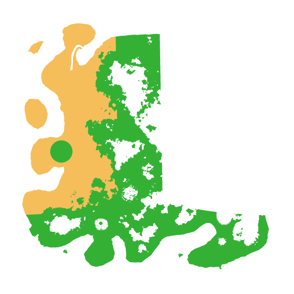 Biome Rust Map: Procedural Map, Size: 3500, Seed: 555393327