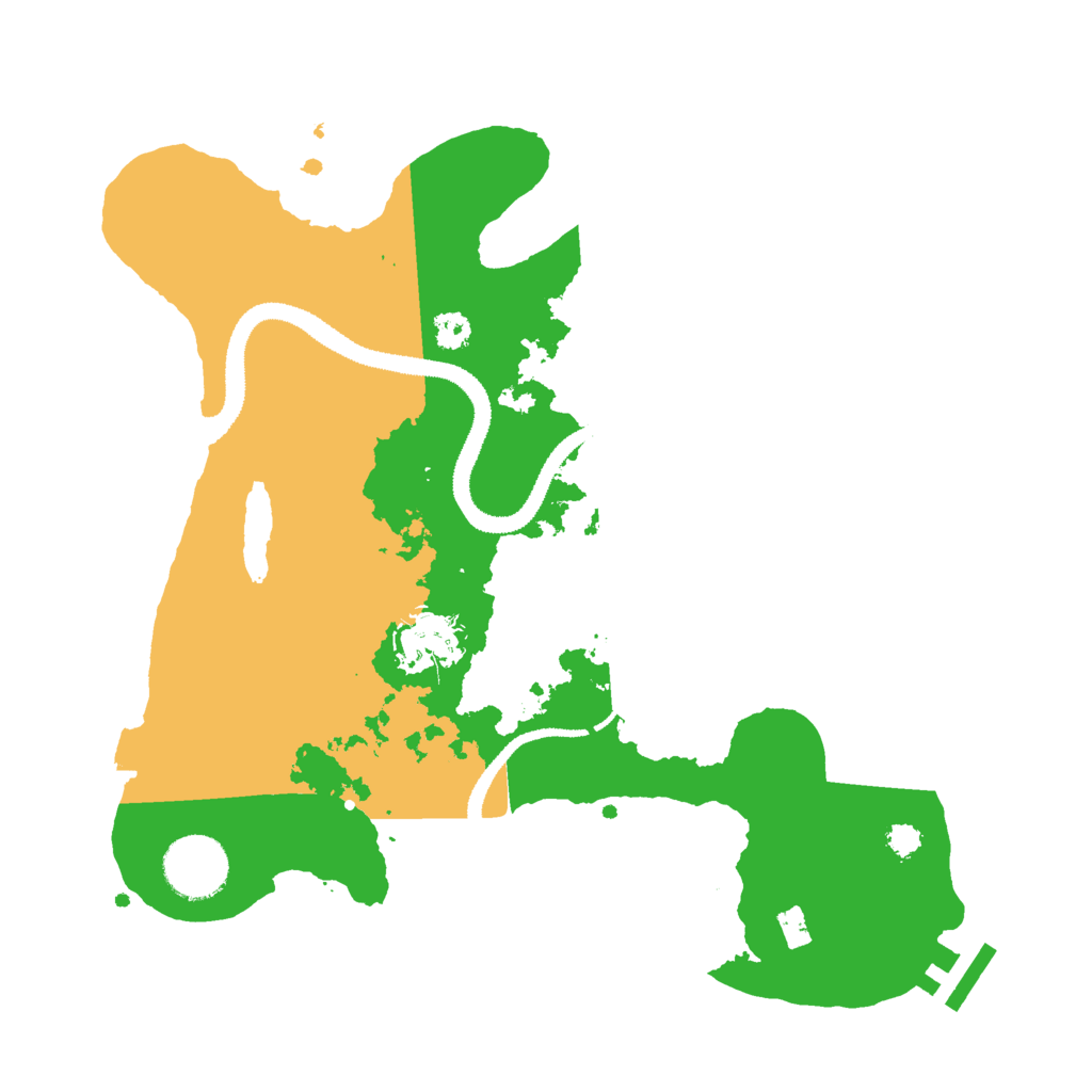 Biome Rust Map: Procedural Map, Size: 3000, Seed: 735811649