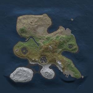 Thumbnail Rust Map: Procedural Map, Size: 2000, Seed: 1088022701, 5 Monuments