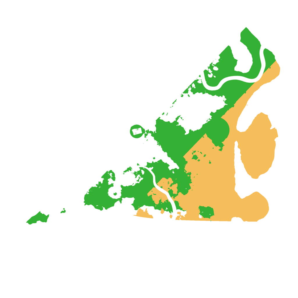 Biome Rust Map: Procedural Map, Size: 3500, Seed: 1135323777