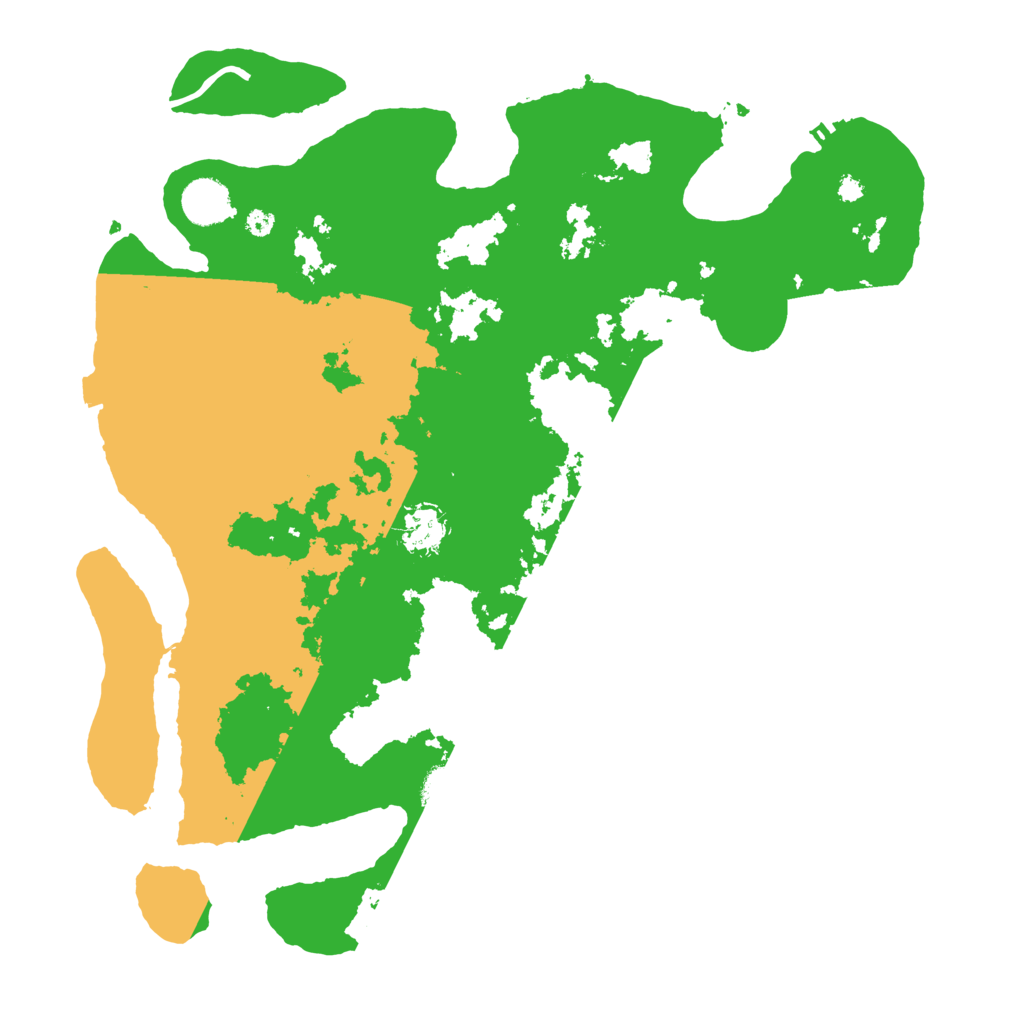 Biome Rust Map: Procedural Map, Size: 3850, Seed: 10