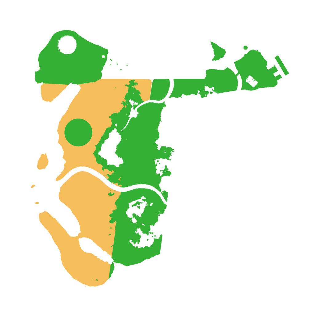 Biome Rust Map: Procedural Map, Size: 3000, Seed: 4507