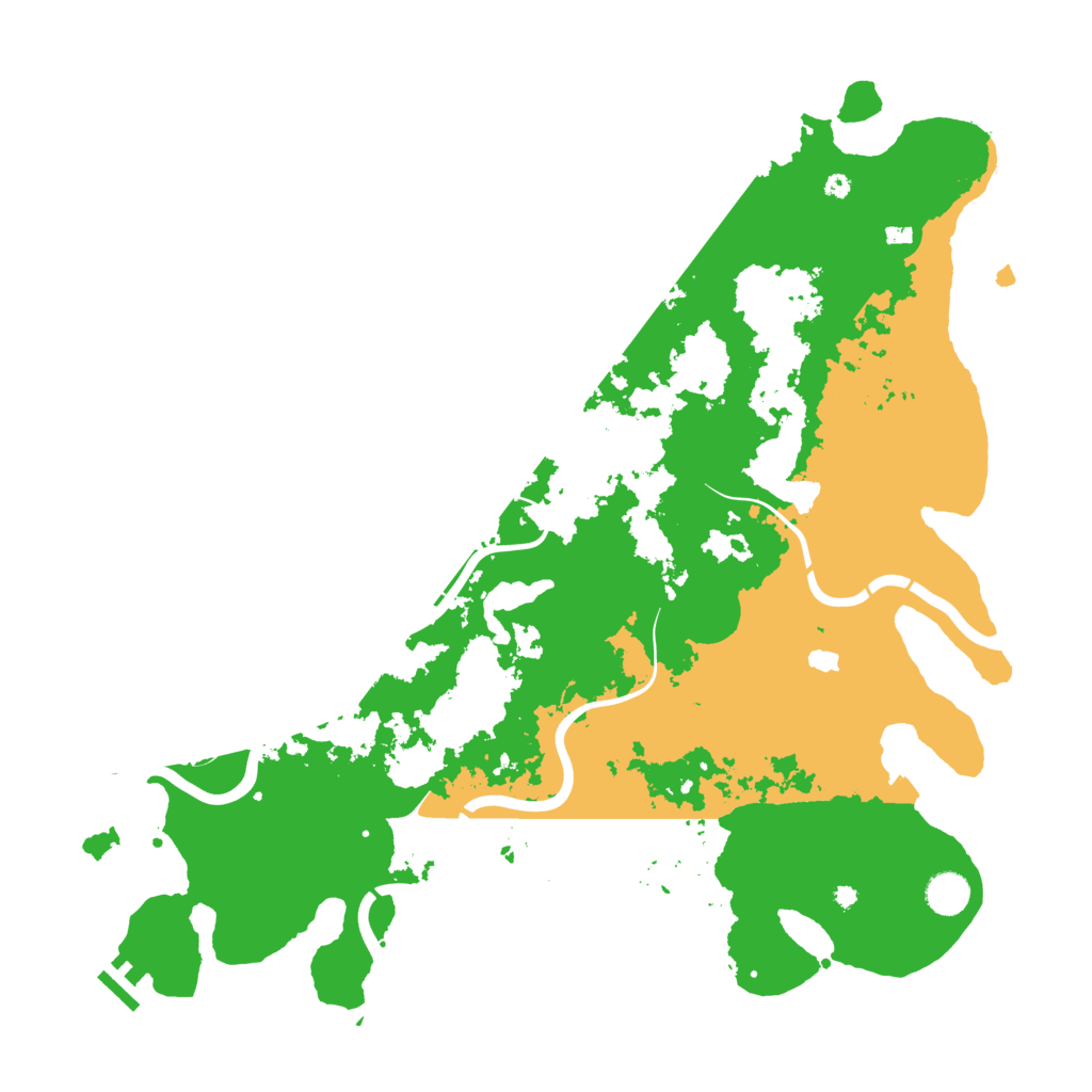 Biome Rust Map: Procedural Map, Size: 4400, Seed: 91128173