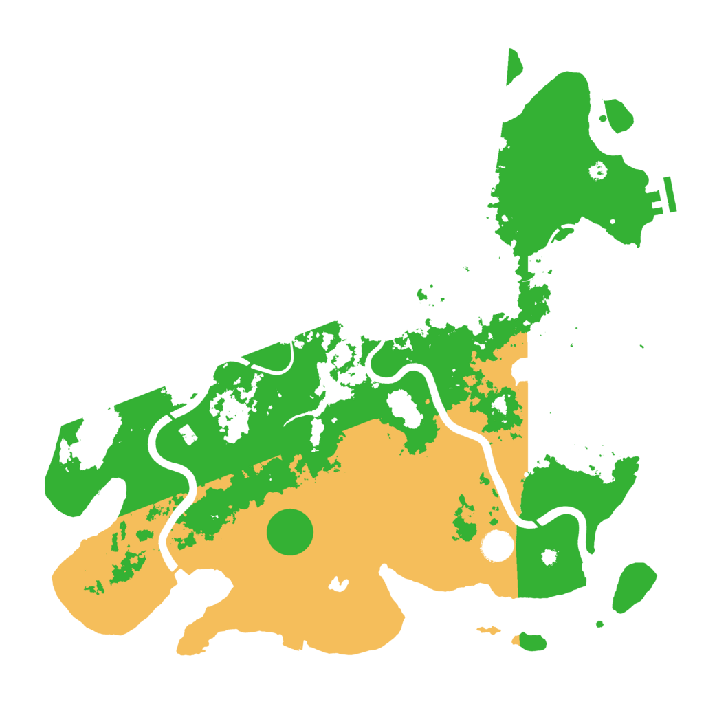 Biome Rust Map: Procedural Map, Size: 4000, Seed: 1271836855