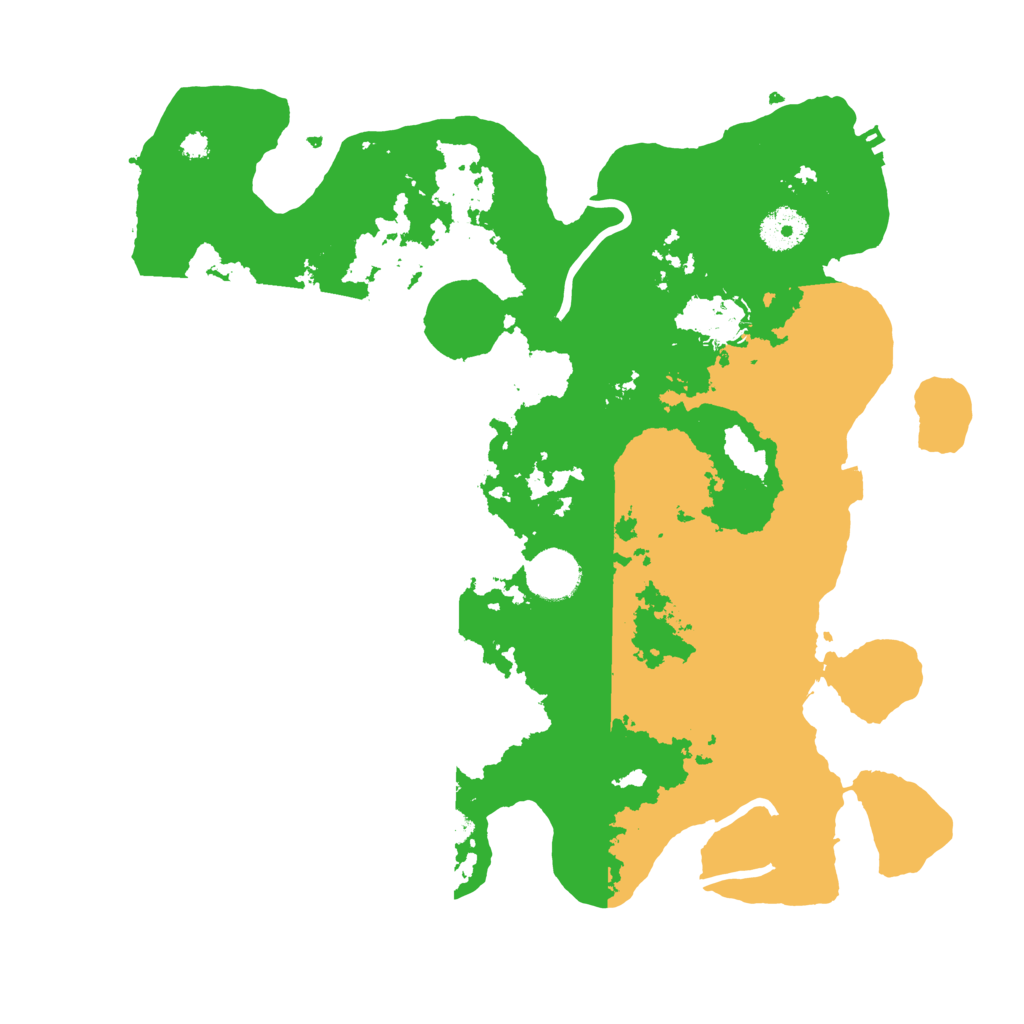 Biome Rust Map: Procedural Map, Size: 3500, Seed: 682812