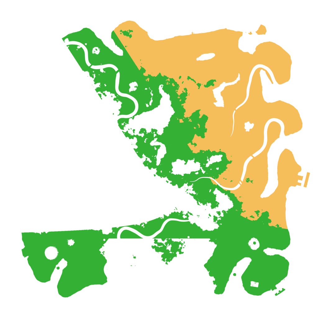Biome Rust Map: Procedural Map, Size: 4250, Seed: 292762524
