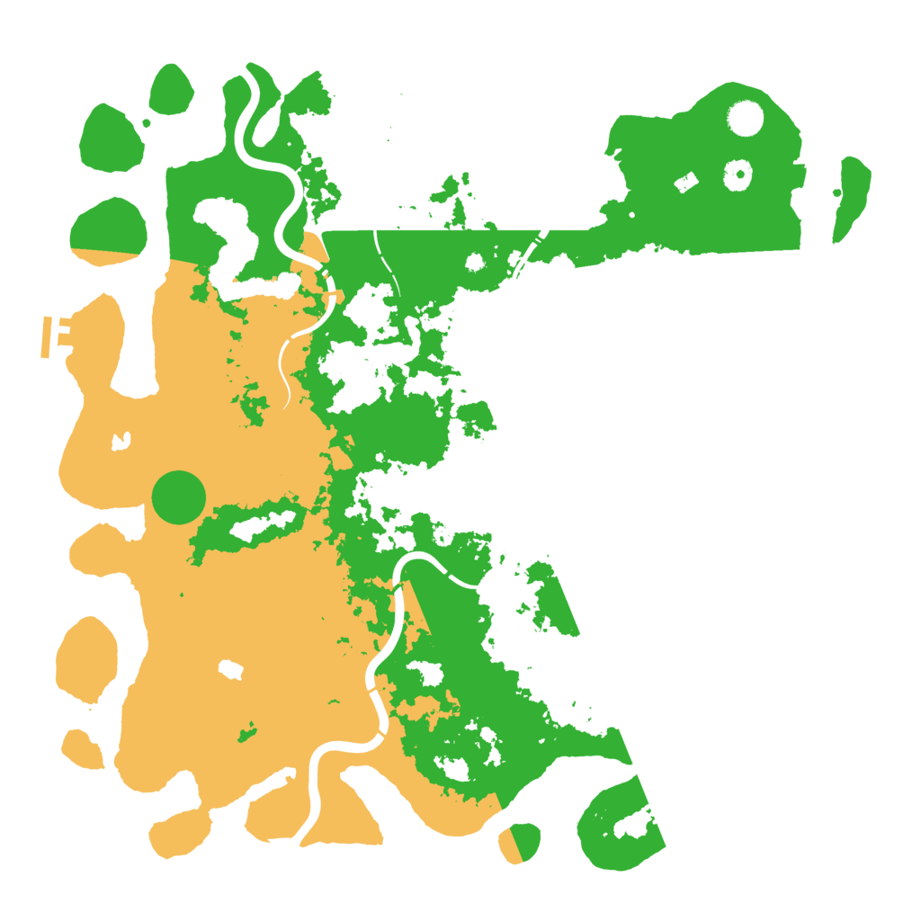 Biome Rust Map: Procedural Map, Size: 4500, Seed: 6452024