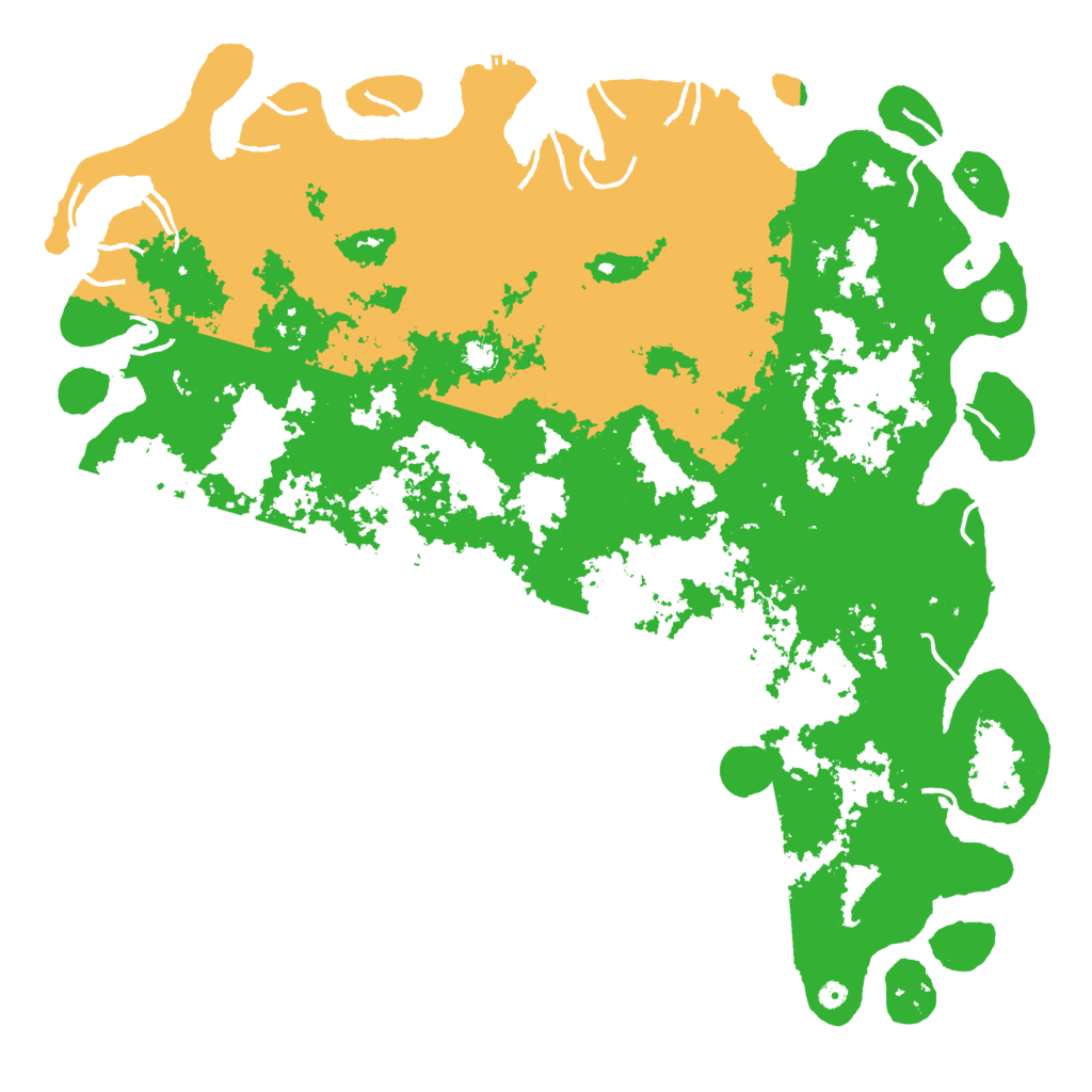 Biome Rust Map: Procedural Map, Size: 6000, Seed: 90989