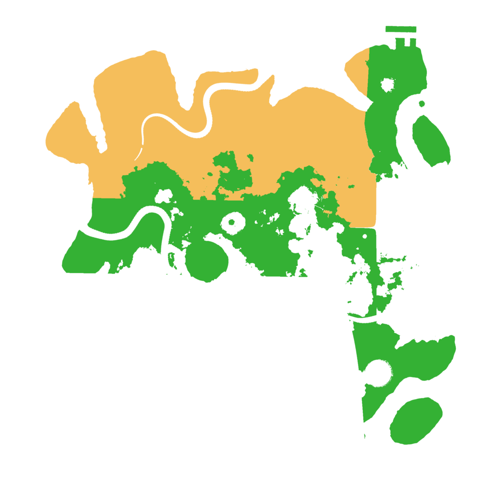 Biome Rust Map: Procedural Map, Size: 3300, Seed: 1318193751