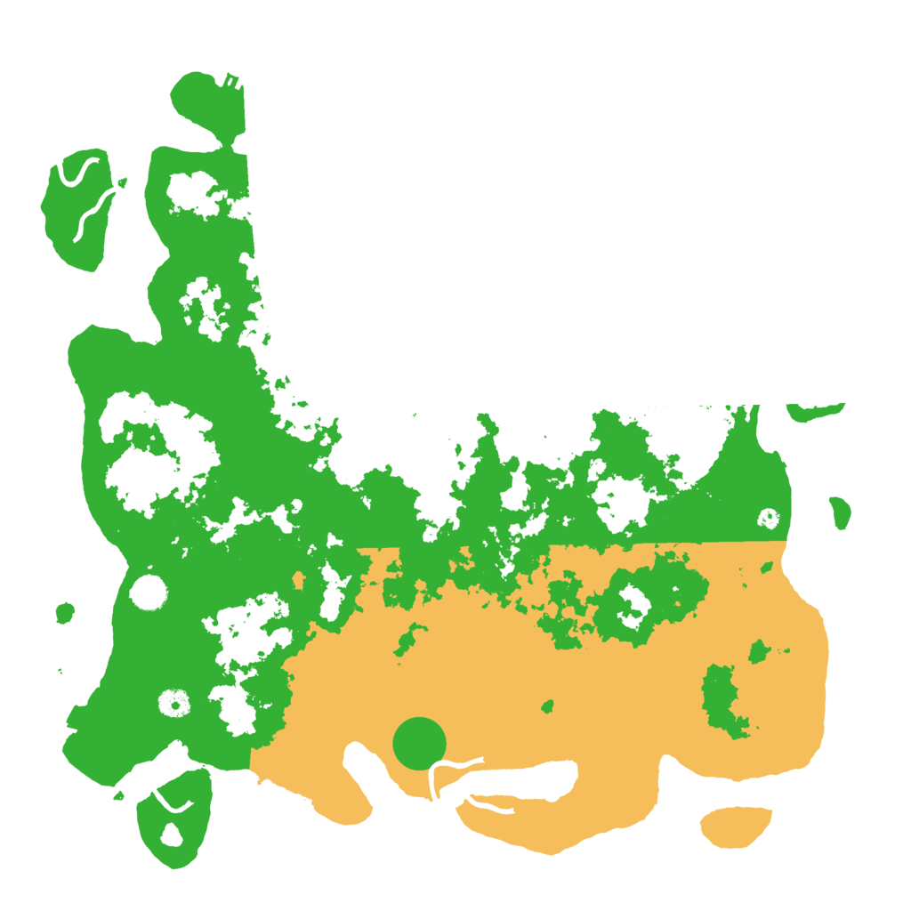 Biome Rust Map: Procedural Map, Size: 4500, Seed: 461344804