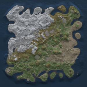 Thumbnail Rust Map: Procedural Map, Size: 4250, Seed: 1175173788, 18 Monuments