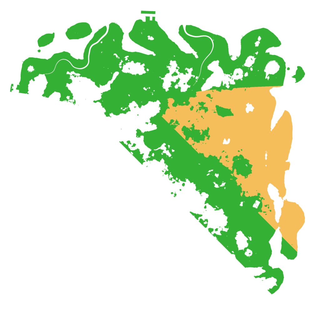 Biome Rust Map: Procedural Map, Size: 4500, Seed: 814701430