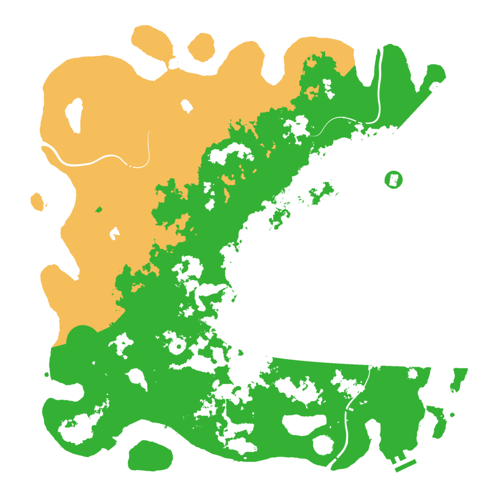 Biome Rust Map: Procedural Map, Size: 4500, Seed: 20230815