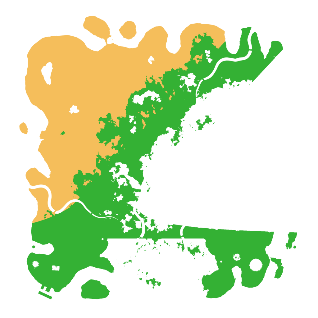 Biome Rust Map: Procedural Map, Size: 4500, Seed: 20230815